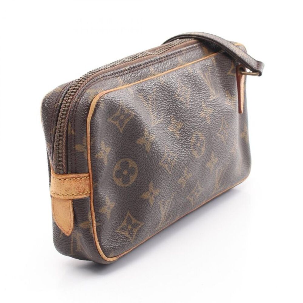 Louis Vuitton Monogram Canvas Leather Shoulder Bag - Picture 2 of 6
